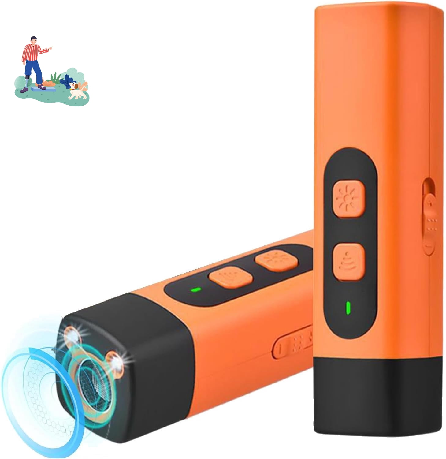 Dog Bark Deterrent Device for Dogs, Double Lights Flashing / 25000 ...