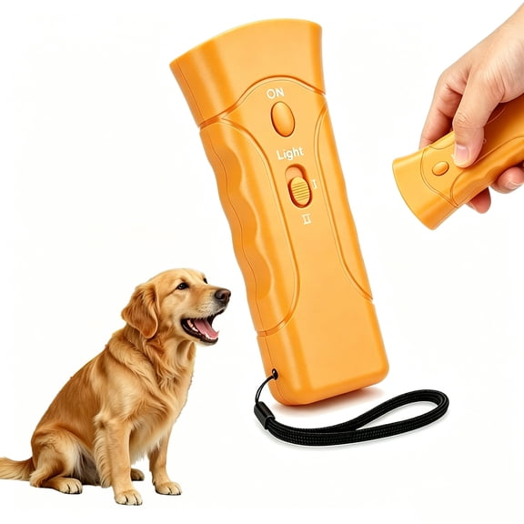 Dog Bark Deterrent Device, Ultrasonic Dog Bark Deterrent & Behavior Corrector - Stop Barking, Jumping, Aggression Without Yelling -Just Point & Press