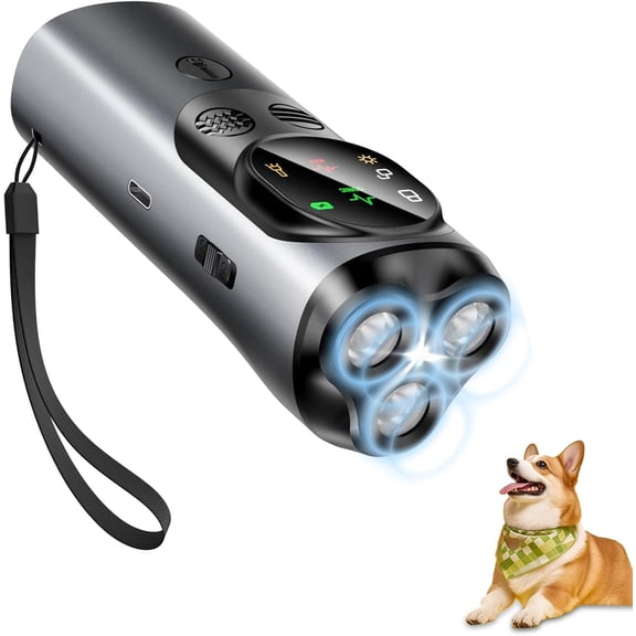Dog Bark Deterrent Devices Anti Barking Device for Dogs Outdoor & Indoor, 2 Modes Ultrasonic Dog Barking Deterrent Devices Rechargeable, Bark Silencer, Stop Barking Dog Devices,Dog and Human Friendly