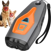 Dog Bark Deterrent Devices with LED Flashlight -20ft | Barks No More Dog Training Tool Bark Buddy Anti Bark Device for Dogs |Best Behavior Aid - Barking Silencer Indoor & Outdoor, Rechargeable