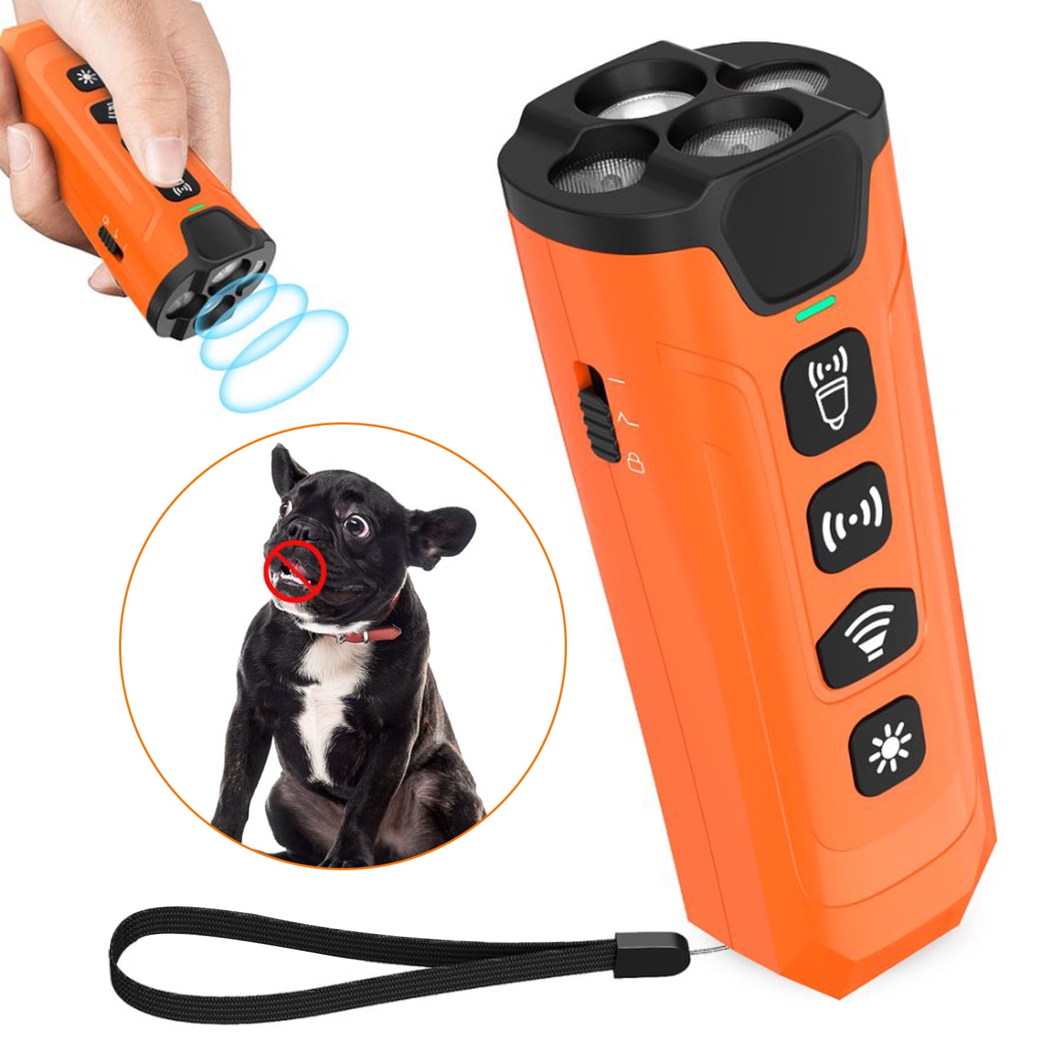 Dog Bark Deterrent Devices, Ultrasonic Anti Barking Device for Dogs ...