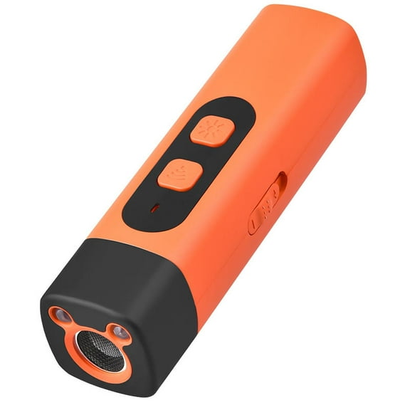 Dog Bark Deterrent Stop Barking Device Convertible Ultrasonic Bark Control Device with LED Flashlight - Ideal for Indoor & Outdoor13*8*4CM
