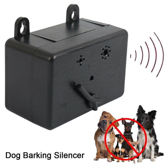 Dog Barking Control Devices Bark Box Dogs Dual Sensor Stop Barking Ultrasonic Dog Barking Deterrent with 50 FT Range Outdoor Indoor