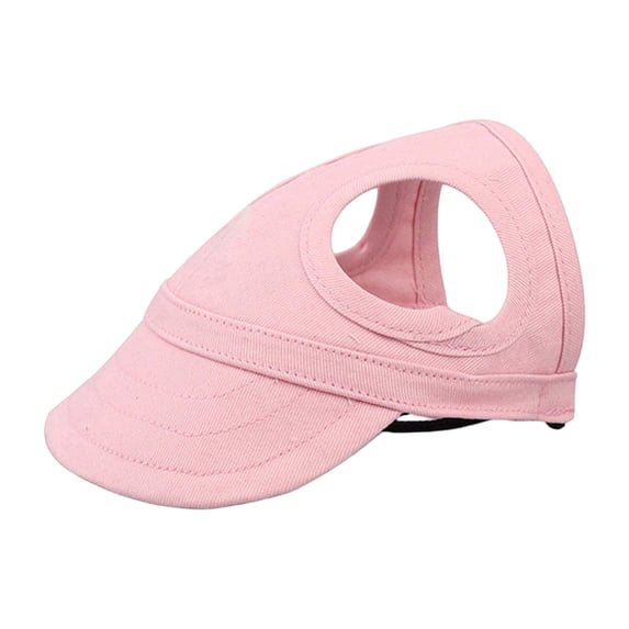Dog Baseball Cap, Dog Sun Hat,Breathable Lightweight Design, Secure Adjustable Chin, Quick-Dry Fabric Reinforced Brim Small Medium Large Dogs Pink