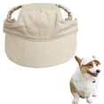 thumbnail image 1 of Dog Baseball Cap Outdoor, Pet Sun Protection Hat, Adjustable Ear Hole Design, Breathable Comfortable Fit, Beach Walking Hiking Travel Essentials S, 1 of 6