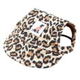 thumbnail image 1 of Dog Baseball Cap, Pet Sun Hat For Outdoor Activities, Leopard Print Pattern Design, Summer Canvas Material - Uv-Blocking Breathable Adjustable Sun Protection Hat M Size For Dogs -, 1 of 3