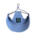 thumbnail image 1 of Dog Baseball Cap with Ear Holes, Adjustable Canvas Sun Hat for Dogs（Blue S), 1 of 3