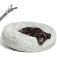 thumbnail image 1 of Dog Basket, Xxxl Anti-Stress Dog Cushion With Removable Cover, Baskets And Furniture For Dogs, Soft Round Dog Bed, Washable, Comfortable, 1 of 5