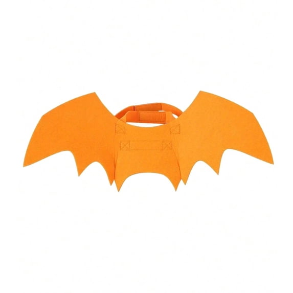 Dog Bat Costume - Halloween Pet Costume Bat Wings Cosplay Dog Costume Cat Costumes for Party(L,Orange)