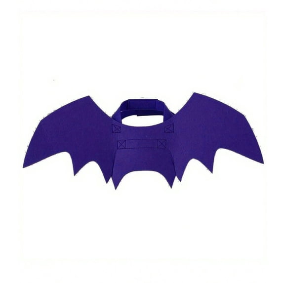 Dog Bat Costume - Halloween Pet Costume Bat Wings Cosplay Dog Costume Cat Costumes for Party(S,Purple)
