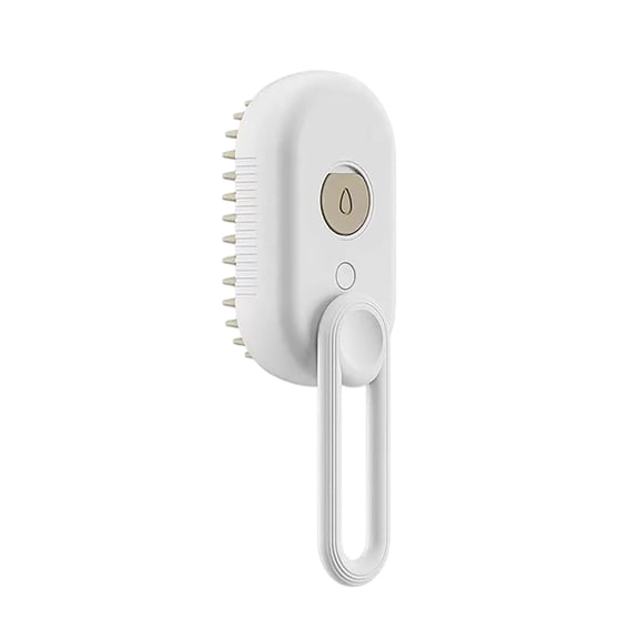 Dog Bath Brush,Dog Brush For Shedding,Zoom Groom,Brush Pet Grooming Brush With Dog Massage Comb For Shedding Hair Removal Bathing.(4.7×2.6 Inch) White