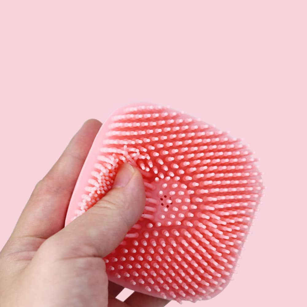 Dog Bath Brush, Pet Dog Shampoo Wash Brush, Silicone Pet Hair Bath Brush for Long Short Haired