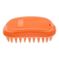 thumbnail image 1 of Dog Bath Brush Soft Silicone Pet Shampoo Massage Dispenser Grooming Shower Brush For Short Long Haired Dogs And Cats Washing Orange, 1 of 7