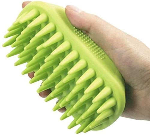 Dog Bath Brush - The Essential Grooming Tool for Shedding Control & Stress-Free Bath Times - Treat Your Dog to Luxury!