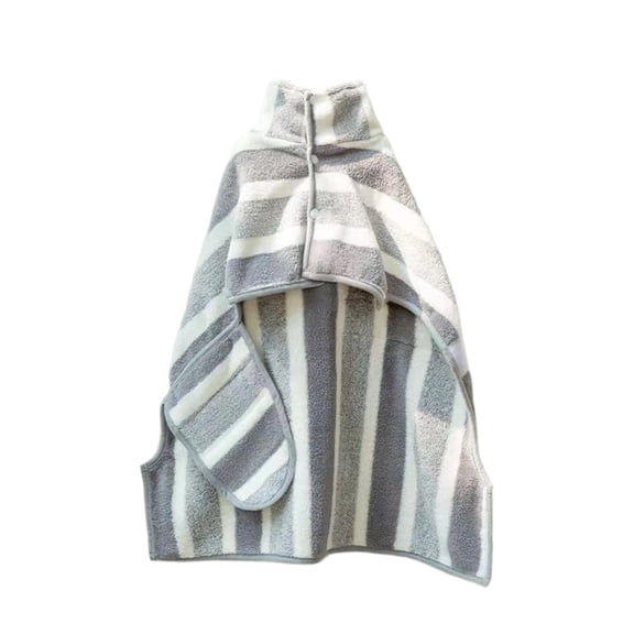Dog Bathrobe, Drying Towel,Full-Coverage Extra-Thick ,Shorten Drying Time Easy to Install and Use ,Suitable for Small and Medium-Sized Dogs and Some Cats(A,One Size)