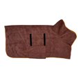 thumbnail image 1 of Dog Bathrobe For Dogs, Quick-Drying Highly Absorbent Dog Towel, Adjustable Warm Dog Bathing Accessory Coffee Xl, 1 of 7