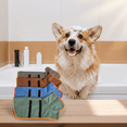 thumbnail image 1 of Dog Bathrobe Quick-drying Fleece Highly Absorbent Pet Drying Coat Lbs After Bathing Warm Pajamas Bathing Accessories, Gray Size L, 1 of 8