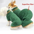 thumbnail image 1 of Dog Bathtowel Pet Water Absorbent Bathrobe Size Dog Cleaning Whole Body Wrap and Wipe Dry Cat Bathing Towel Green XL, 1 of 9