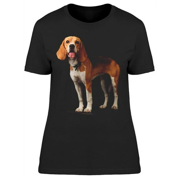 Dog. Beagle Standing T-Shirt Women -Image by Shutterstock, Female x-Large