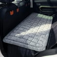 thumbnail image 1 of Dog Bed for Car, Backseat Pet Bed Mat, Dog Seat Cover for Car Back Seat, Non-Slip Travel Pet Mat, Fit for Backseat Extenders and Seat Covers (Bluegrey, 24.8x54inch), 1 of 6