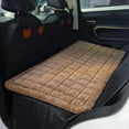 thumbnail image 1 of Dog Bed for Car, Backseat Pet Bed Mat, Dog Seat Cover for Car Back Seat, Non-Slip Travel Pet Mat, Fit for Backseat Extenders and Seat Covers (Darkcoffee, 24.8x54inch), 1 of 3