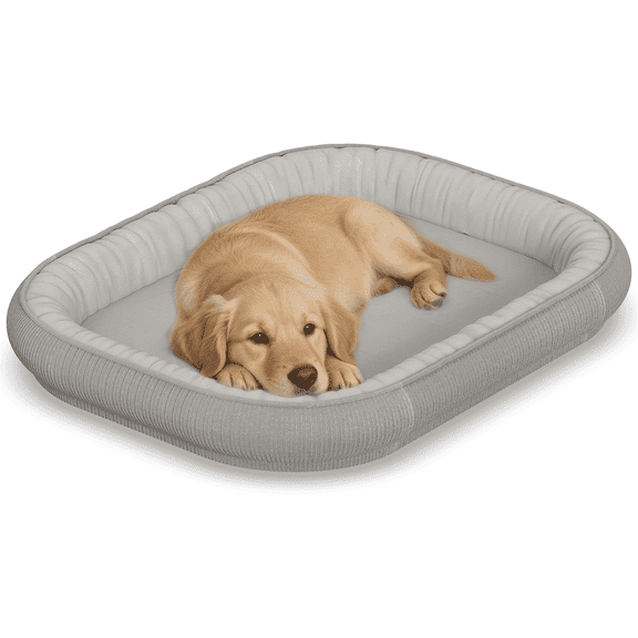Orthopedic Dog Bed for Large Dogs, Washable Dog Bed with Removable Cover, for Large, Jumbo, Medium, Small Dogs Breeds, Gray