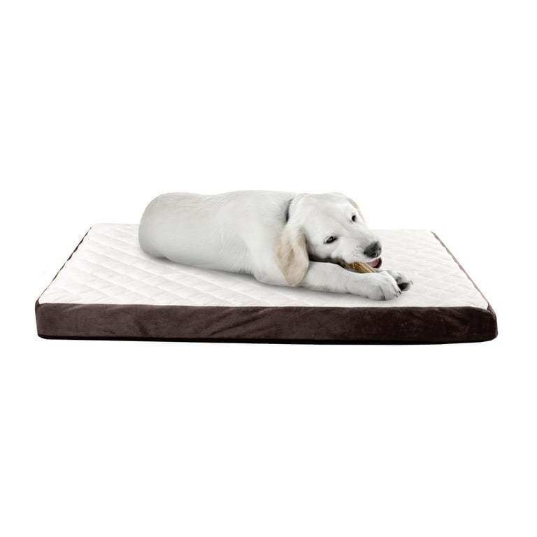 Our Pets Quilted 3? Memory Foam Dog Mat, Dog Bed & Crate Mat, Large, 24 x  36 x 3, Pet Bed Mat