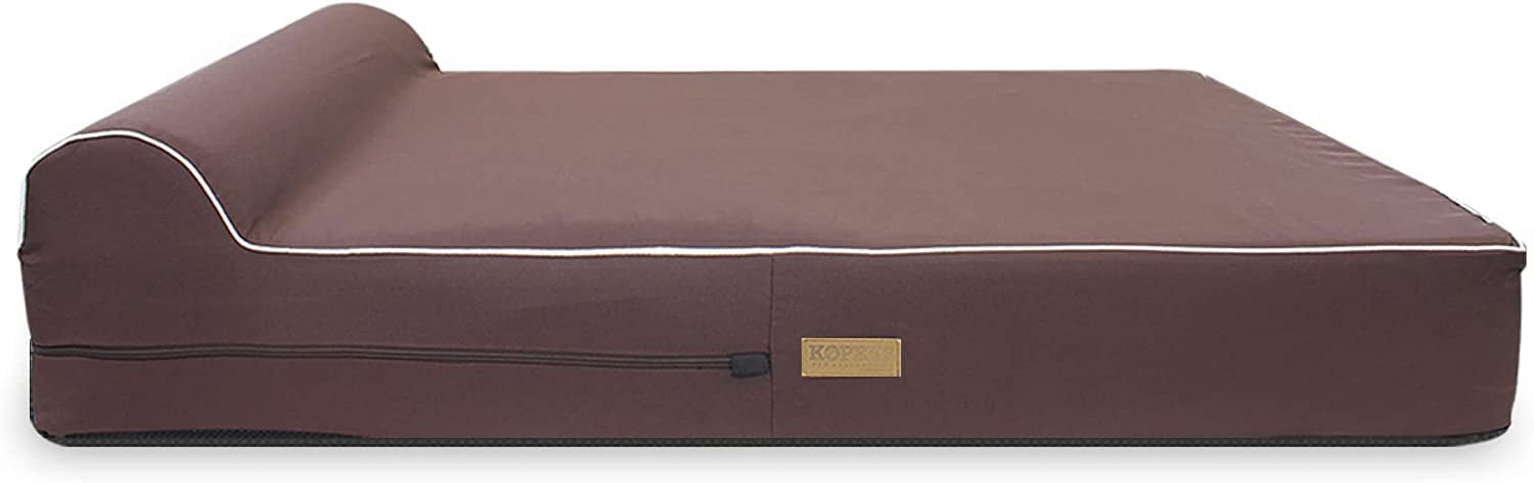 Dog Bed Chew Proof Replacement Cover Memory Foam Beds Brown Extra