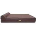 Dog Bed Chew Proof Replacement Cover Memory Foam Beds Brown Extra