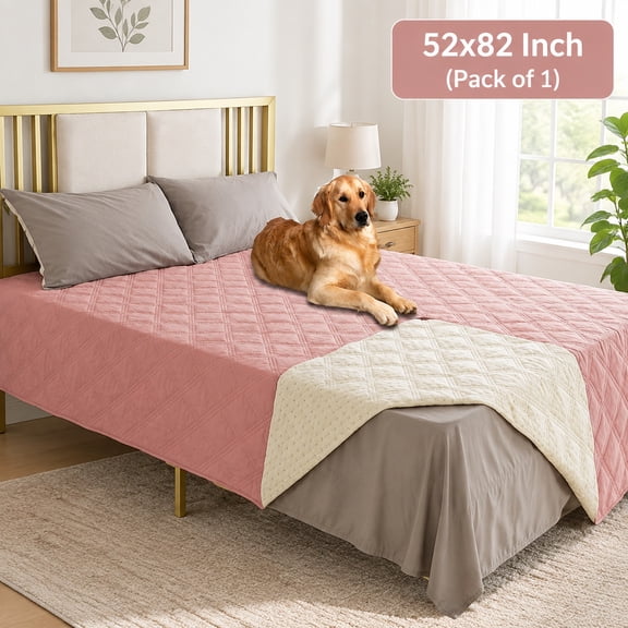 Dog Bed Cover Pet Blanket Waterproof Durable Soft Fleece Non-Slip Protector for Dogs