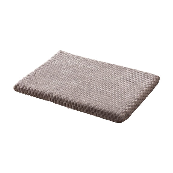 Dog Bed Crate Mat, Soft Durable Washable Anti-Slip Kennel Pad for Dogs & Cats, Non-Slip Kennel Pad for Crate/Floor/Car (Gray, 21''X30'')