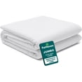 thumbnail image 1 of Dog Bed Liner for Large Dogs, Water-Resistant Foam Protector with Quiet No-Crinkle Cover Design, Easy to Clean, Jumbo XL, Coated Polyester, White, 1 of 2