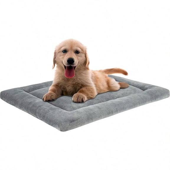 Dog Bed Mat Crate Pad For Up To 25 Lbs Dogs With Reversible Sides For Cold And Hot Seasons Completely Washable Cushioned Pad 1.1inch Thin Dog Bed