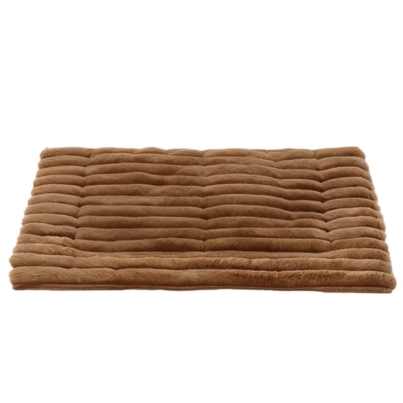 Dog Bed Mat - Crate Pad - Reversible Mat for Pet Comfort - Soft Bed Crate Pads with Dual-Sided Design for All Seasons - Durable, Machine Washable Mat for Travel and Home(29.5*20Inch,Coffee)