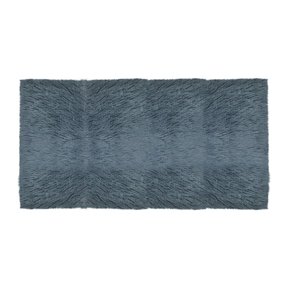 Dog Bed Mat Flat Crate Mat with Anti-Slip Bottom Machine Washable Pet Kennel Pad for Dog Sleeping, Plush Pet Bed Mats Faux Fur Dog Crate Mat for Cages/Floor/Couch