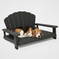 thumbnail image 1 of Dog Bed for Medium Size Dog, Chew Proof Dog Bed with Off-The-Ground & Waterproof & Indestructible Dog Couch for Small & Medium Dogs, Easy to Clean and Assemble Outdoor Dog Bed Sofa (Black), 1 of 7