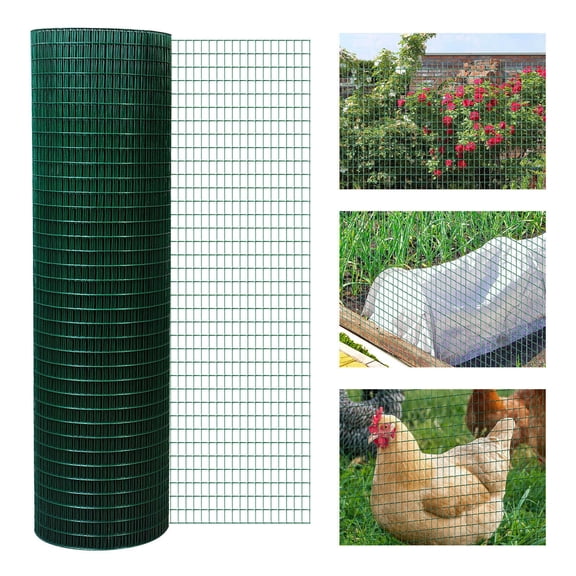 Dog Bed PawHut 98' L x 35.5" H Hardware Cloth, 1/2 x 1 Inch Wire Mesh Fence Netting Roll for Aviary, Chicken Coop, Rabbit Hutch, Animal, Garden Protection,Orthopedic Dog Bed