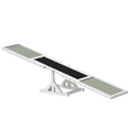 thumbnail image 1 of Dog Bed PawHut Wooden Dog Agility Seesaw for Training and Exercise, Platform Equipment Run Game Toy, Weather Resistant Pet Supplies, 71" L x 12" W x 12" H, White,Large Dog Bed, 1 of 8