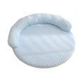 thumbnail image 1 of Dog Bed, Pet Cooling Mat with Pillow, Dog Blanket, Self Cooling Pad for Cat, Dog, Washable Pet Mat for Kennel, Crates, Sofa, Floor Blue S Blue S, 1 of 7