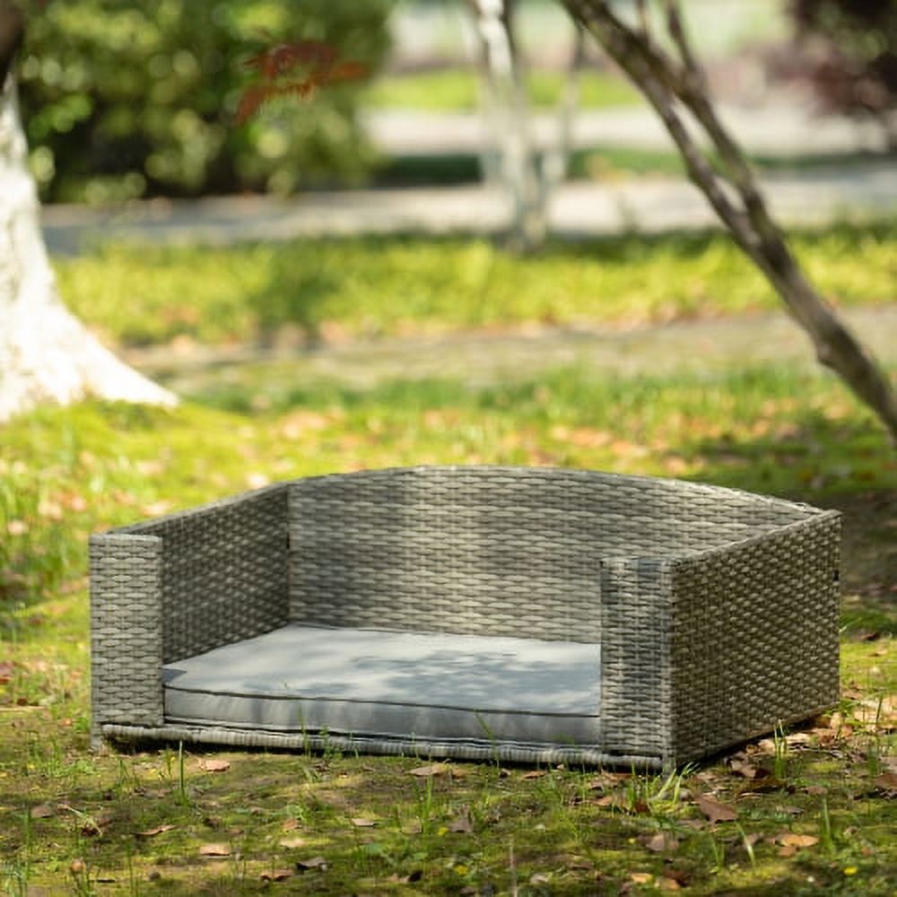 Dog Bed, Pet Bed, Pet Enclosures, Pet Outdoor Furniture, Pet Patio Furniture, Seasonal PE Wicker