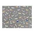 thumbnail image 1 of Dog Bed Rug Waterproof Pet Floor Area Carpet Non Slip Washable Soft Bedding Pad Rectangular Indoor Home Decor Gray, 1 of 5