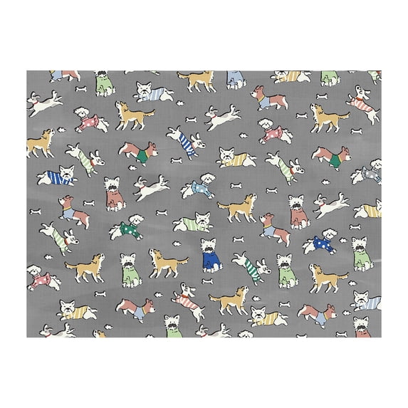 Dog Bed Rug Waterproof Pet Floor Area Carpet Non Slip Washable Soft Bedding Pad Rectangular Indoor Home Decor Gray