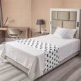 thumbnail image 1 of Dog Bed Runner, Monochrome Style Repetitive Doggies in Sitting Position on a Plain Background, Decorative Accent Bedding Scarf for Hotels Homes and Guestrooms, Twin, Charcoal Grey White, by Ambesonne, 1 of 2