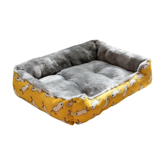 Dog Bed for Small Dogs, Orthopedic Dog Bed with Non-Slip Bottom, Machine Washable,Soft Pet Bed Breathable Rectangle Sleeping Bed,Cat Cushions Bed for All Seasons