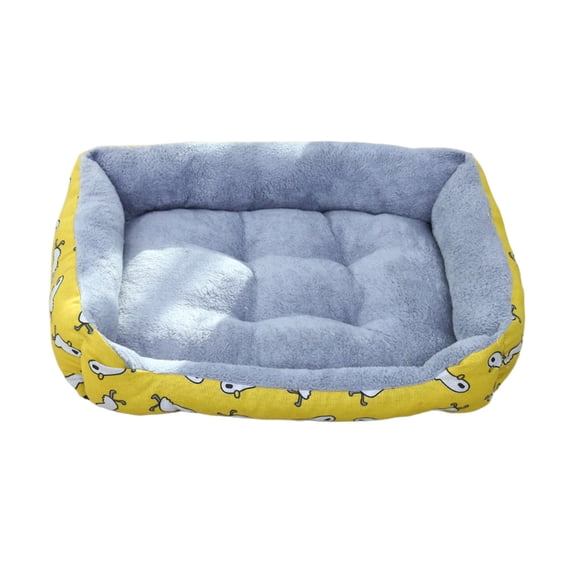 Dog Bed for Small, Medium, and Large Dogs, Rectangle Washable Pet Bed with Super Soft Fill and Anti- Bottom, Durable Breathable Indoor Cat or Dog Sleeping Bed