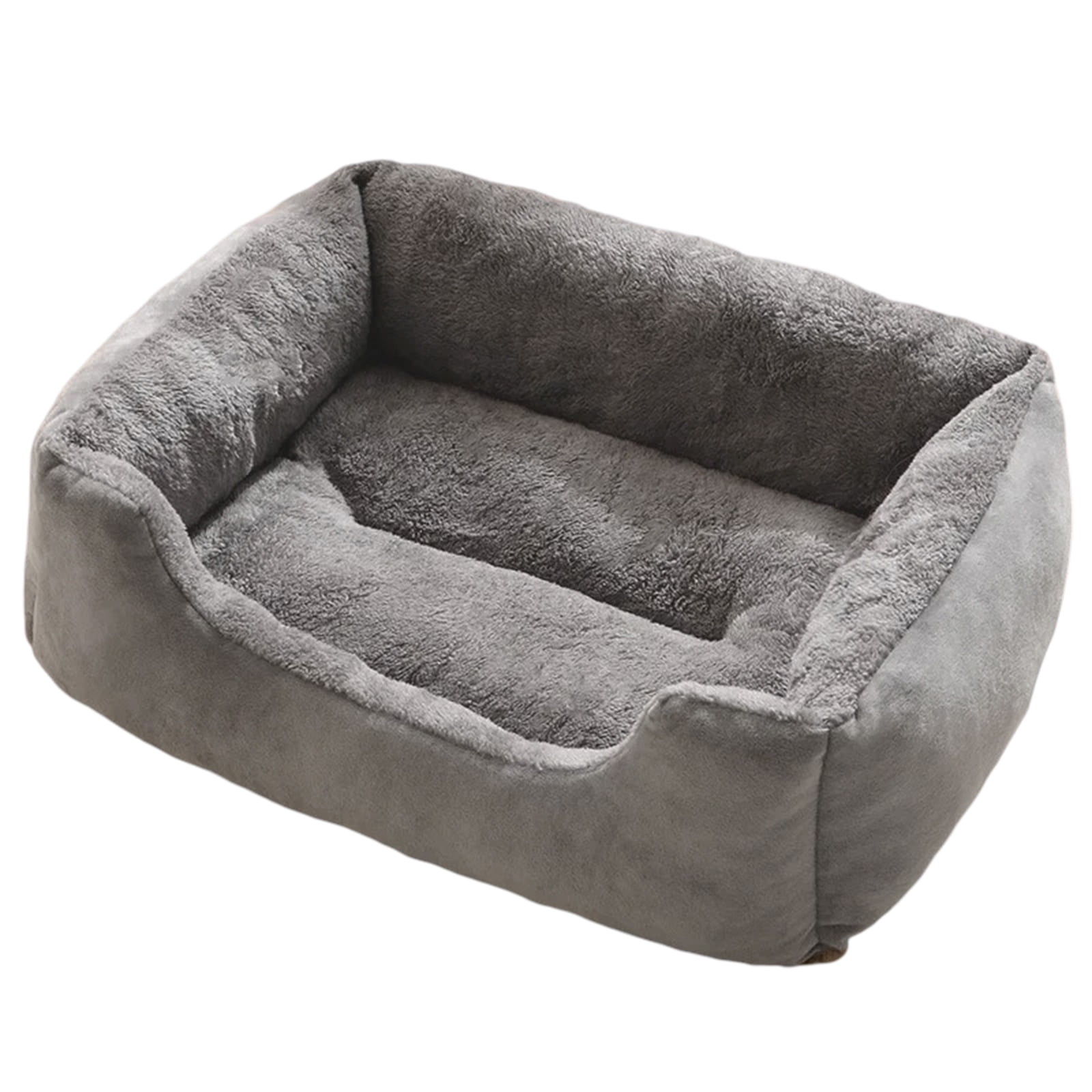 Dog Bed for Large Medium Small Dogs, Rectangle Washable Sleeping Orthopedic Pet Sofa Bed, Soft Calming Cat/Puppy Beds for Indoor Cats