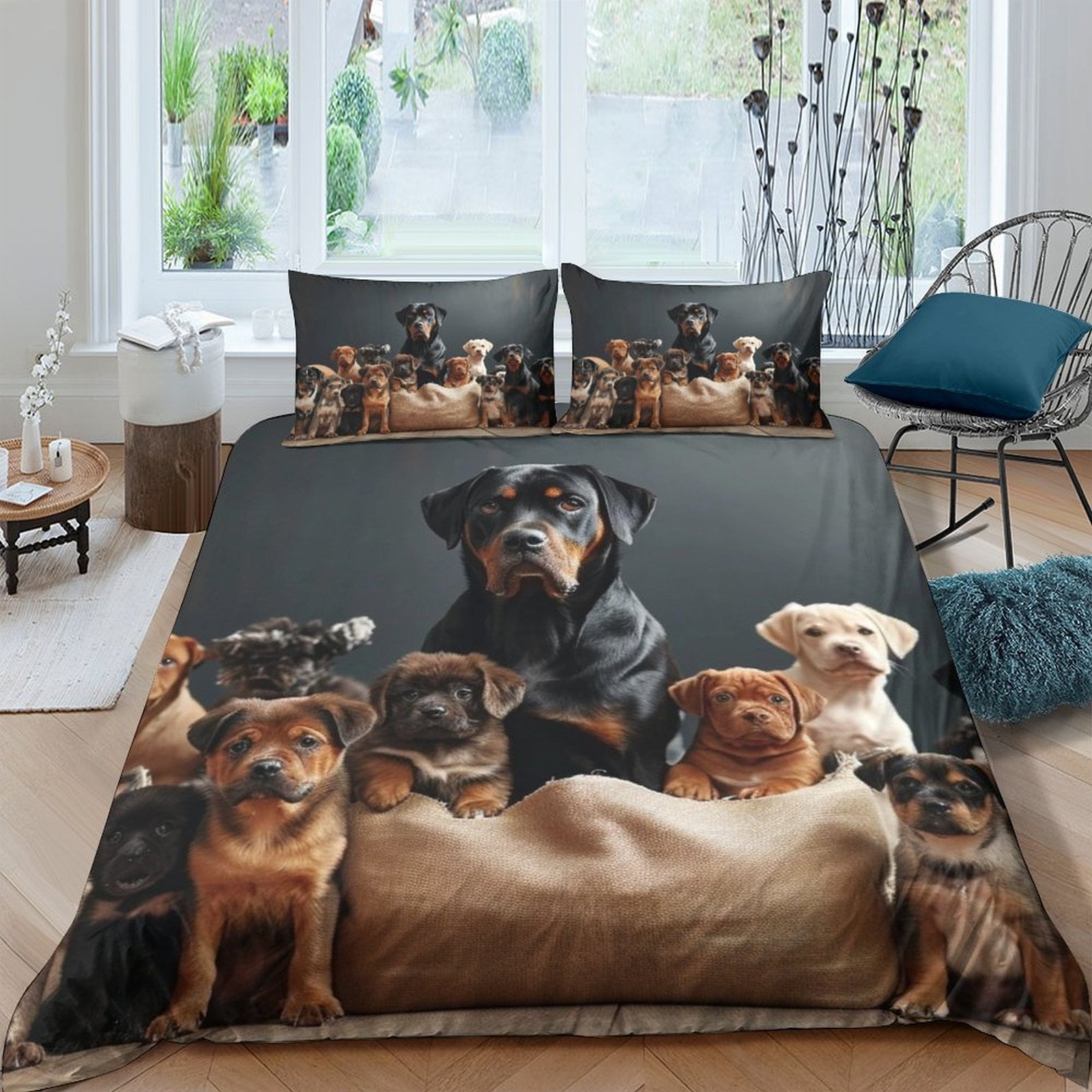 Dog Bedding Set Quilt Cover 3D Printed Duvet Cover Comforter Covers