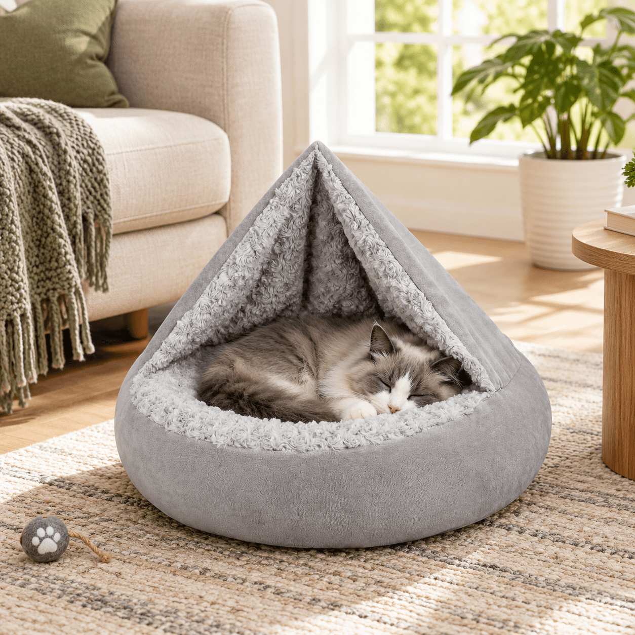 Dog Beds For Small Medium Dogs Cozy Cuddler Luxury Puppy Pet Bed With ...
