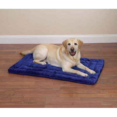 Slumber Pet Water-Resistant Nylon Pet Kennel & Crate Pad, Blue, Small