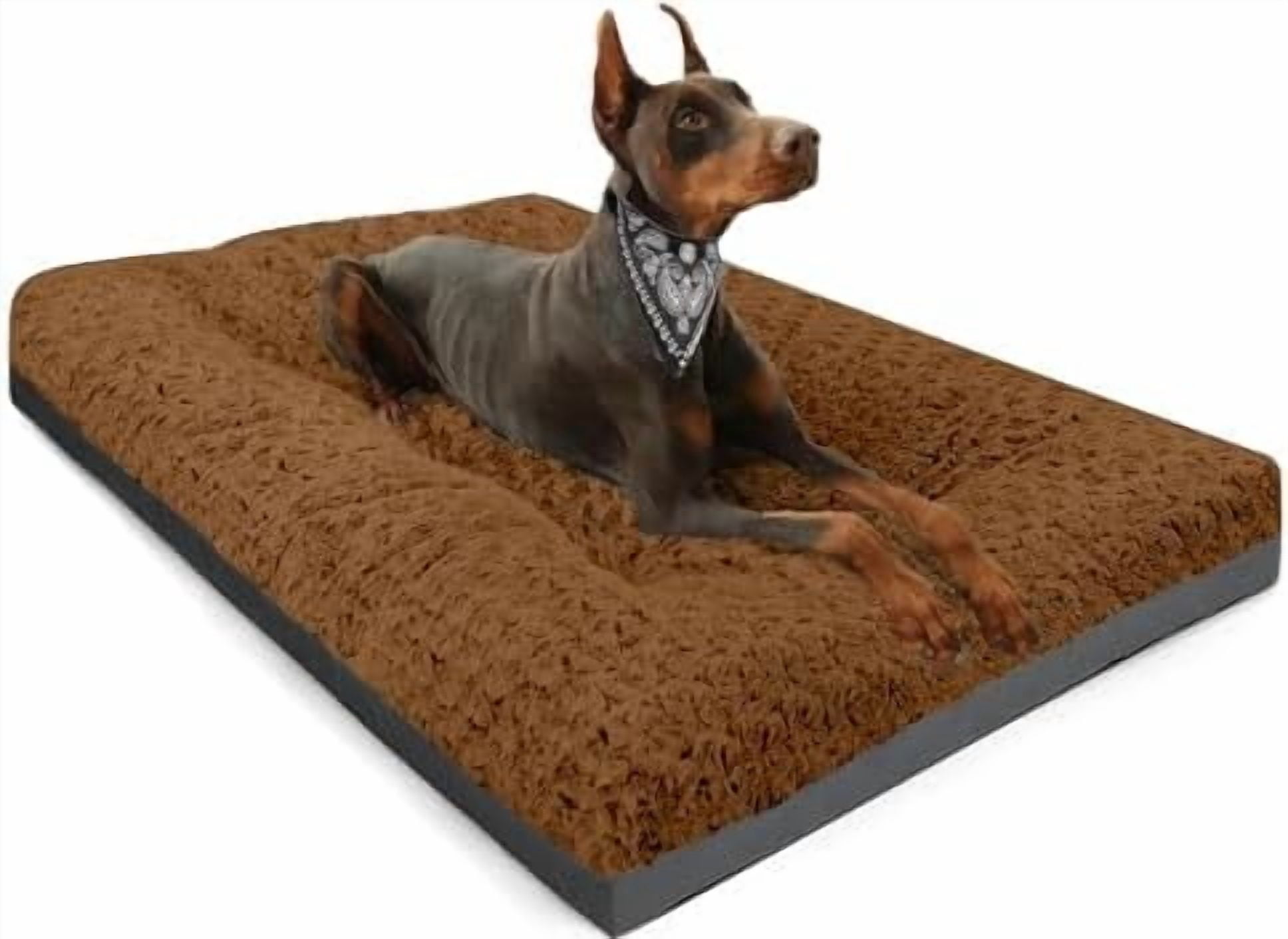 Dog Beds Large Sized Dog, Washable Plush Pet Bed for Crate, Anti-Slip ... - Side-Bed Valid Minute Dog Cages With Comfortable Beds